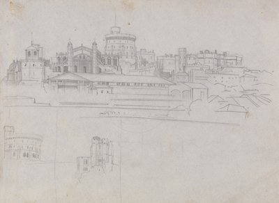 Windsor Castle by Edward Lear